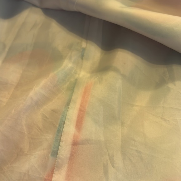 Flirty Floral Sleeveless White Gore Skirt Dress 60’s Inspired - Picture 8 of 10